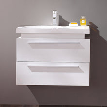 Load image into Gallery viewer, Fresca Medio 32&quot; White Modern Bathroom Cabinet w/ Vessel Sink- Fresca