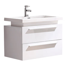 Load image into Gallery viewer, Fresca Medio 32&quot; White Modern Bathroom Cabinet w/ Vessel Sink- Fresca