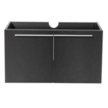 Load image into Gallery viewer, Fresca Vista 36" Black Modern Bathroom Cabinet- Fresca