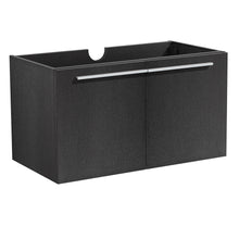 Load image into Gallery viewer, Fresca Vista 36" Black Modern Bathroom Cabinet- Fresca