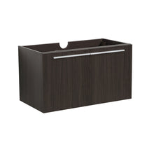 Load image into Gallery viewer, Fresca Vista 36" Black Modern Bathroom Cabinet- Fresca