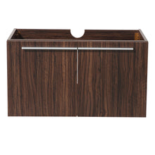 Load image into Gallery viewer, Fresca Vista 36" Walnut Modern Bathroom Cabinet- Fresca
