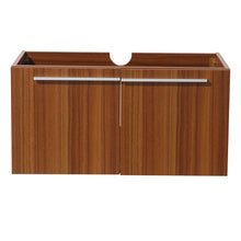 Load image into Gallery viewer, Fresca Vista 36" Teak Modern Bathroom Cabinet- Fresca