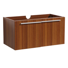 Load image into Gallery viewer, Fresca Vista 36" Teak Modern Bathroom Cabinet- Fresca