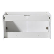 Load image into Gallery viewer, Fresca Vista 36" White Modern Bathroom Base Cabinet- Fresca
