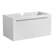 Load image into Gallery viewer, Fresca Vista 36" White Modern Bathroom Base Cabinet- Fresca