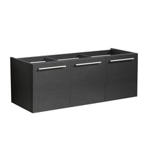 Load image into Gallery viewer, Fresca Vista 48&quot; Black Wall Hung Modern Bathroom Cabinet- Fresca