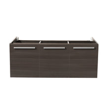 Load image into Gallery viewer, Fresca Vista 48&quot; Gray Oak Wall Hung Modern Bathroom Cabinet- Fresca