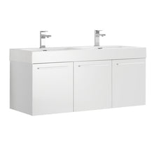 Load image into Gallery viewer, Fresca Vista 48&quot; White Wall Hung Modern Bathroom Cabinet w/ Integrated Sink- Fresca