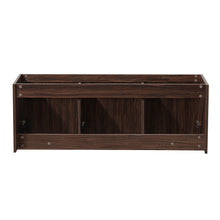 Load image into Gallery viewer, Fresca Vista 60&quot; Walnut Wall Hung Single Sink Modern Bathroom Cabinet- Fresca