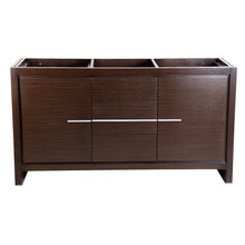 Load image into Gallery viewer, Fresca Allier 60&quot; Wenge Brown Modern Double Sink Bathroom Cabinet- Fresca