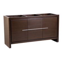 Load image into Gallery viewer, Fresca Allier 60&quot; Wenge Brown Modern Double Sink Bathroom Cabinet- Fresca