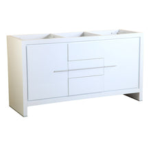 Load image into Gallery viewer, Fresca Allier 60&quot; White Modern Double Sink Bathroom Cabinet- Fresca