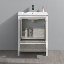 Load image into Gallery viewer, Fresca Allier Rio 24&quot; Ash Gray Modern Bathroom Cabinet w/ Sink- Fresca
