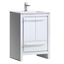 Load image into Gallery viewer, Fresca Allier 24&quot; White Modern Bathroom Cabinet w/ Sink- Fresca