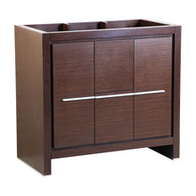 Load image into Gallery viewer, Fresca Allier 36" Wenge Brown Modern Bathroom Cabinet- Fresca
