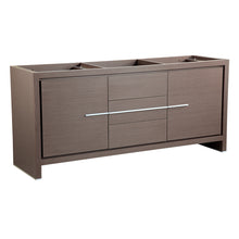 Load image into Gallery viewer, Fresca Allier 72&quot; Gray Oak Modern Double Sink Bathroom Cabinet- Fresca