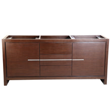 Load image into Gallery viewer, Fresca Allier 72&quot; Wenge Brown Modern Double Sink Bathroom Cabinet- Fresca