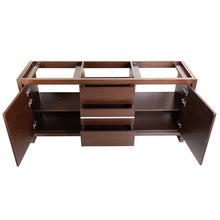 Load image into Gallery viewer, Fresca Allier 72&quot; Wenge Brown Modern Double Sink Bathroom Cabinet- Fresca
