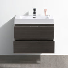 Load image into Gallery viewer, Fresca Valencia 30&quot; Gray Oak Wall Hung Modern Bathroom Vanity- Fresca