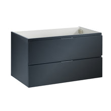 Load image into Gallery viewer, Fresca Valencia 36" Dark Slate Gray Wall Hung Modern Bathroom Cabinet- Fresca