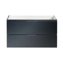 Load image into Gallery viewer, Fresca Valencia 36" Dark Slate Gray Wall Hung Modern Bathroom Cabinet- Fresca
