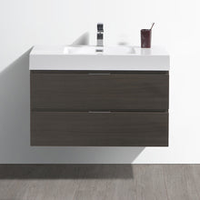 Load image into Gallery viewer, Fresca Valencia 36&quot; Gray Oak Wall Hung Modern Bathroom Vanity- Fresca