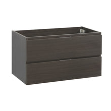 Load image into Gallery viewer, Fresca Valencia 36" Gray Oak Wall Hung Modern Bathroom Cabinet- Fresca