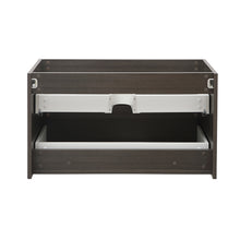 Load image into Gallery viewer, Fresca Valencia 36" Gray Oak Wall Hung Modern Bathroom Cabinet- Fresca