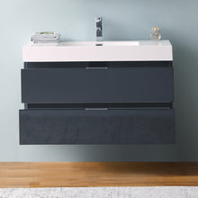 Load image into Gallery viewer, Fresca Valencia 40&quot; Dark Slate Gray Wall Hung Modern Bathroom Vanity- Fresca