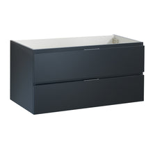 Load image into Gallery viewer, Fresca Valencia 40&quot; Dark Slate Gray Wall Hung Modern Bathroom Cabinet- Fresca