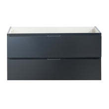Load image into Gallery viewer, Fresca Valencia 40&quot; Dark Slate Gray Wall Hung Modern Bathroom Cabinet- Fresca