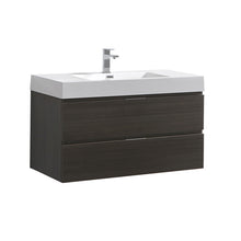 Load image into Gallery viewer, Fresca Valencia 40&quot; Gray Oak Wall Hung Modern Bathroom Vanity- Fresca