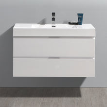 Load image into Gallery viewer, Fresca Valencia 40&quot; Glossy White Wall Hung Modern Bathroom Vanity- Fresca
