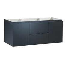 Load image into Gallery viewer, Fresca Valencia 48&quot; Dark Slate Gray Wall Hung Double Sink Modern Bathroom Cabinet- Fresca