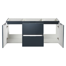 Load image into Gallery viewer, Fresca Valencia 48&quot; Dark Slate Gray Wall Hung Double Sink Modern Bathroom Cabinet- Fresca