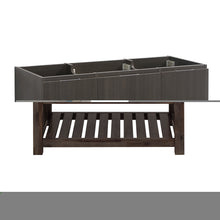 Load image into Gallery viewer, Fresca Valencia 48&quot; Gray Oak Wall Hung Double Sink Modern Bathroom Cabinet- Fresca