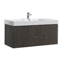 Load image into Gallery viewer, Fresca Valencia 48&quot; Gray Oak Wall Hung Modern Bathroom Vanity- Fresca