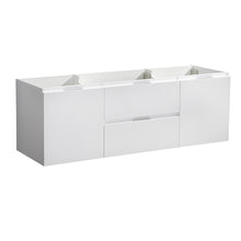 Load image into Gallery viewer, Fresca Valencia 48&quot; Glossy White Wall Hung Single Sink Modern Bathroom Cabinet- Fresca