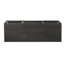 Load image into Gallery viewer, Fresca Valencia 60&quot; Gray Oak Wall Hung Single Sink Modern Bathroom Cabinet- Fresca