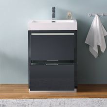 Load image into Gallery viewer, Fresca Valencia 24&quot; Dark Slate Gray Free Standing Modern Bathroom Vanity- Fresca