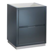 Load image into Gallery viewer, Fresca Valencia 24&quot; Dark Slate Gray Free Standing Modern Bathroom Cabinet- Fresca