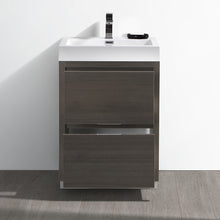 Load image into Gallery viewer, Fresca Valencia 24&quot; Gray Oak Free Standing Modern Bathroom Vanity- Fresca