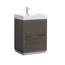 Load image into Gallery viewer, Fresca Valencia 24&quot; Gray Oak Free Standing Modern Bathroom Vanity- Fresca