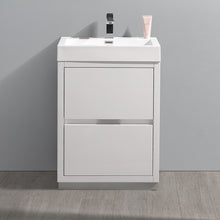 Load image into Gallery viewer, Fresca Valencia 24&quot; Glossy White Free Standing Modern Bathroom Vanity- Fresca