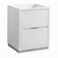 Load image into Gallery viewer, Fresca Valencia 24&quot; Glossy White Free Standing Modern Bathroom Cabinet- Fresca