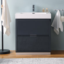 Load image into Gallery viewer, Fresca Valencia 30&quot; Dark Slate Gray Free Standing Modern Bathroom Vanity- Fresca