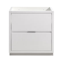 Load image into Gallery viewer, Fresca Valencia 30&quot; Glossy White Free Standing Modern Bathroom Cabinet- Fresca
