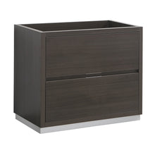 Load image into Gallery viewer, Fresca Valencia 36&quot; Gray Oak Free Standing Modern Bathroom Cabinet- Fresca
