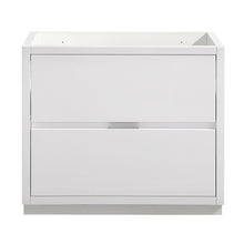 Load image into Gallery viewer, Fresca Valencia 36&quot; Glossy White Free Standing Modern Bathroom Cabinet- Fresca